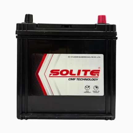 BATERIA SOLITE 50B19L 40 AH 370 CCA C/PEST +DER B/DELGADO